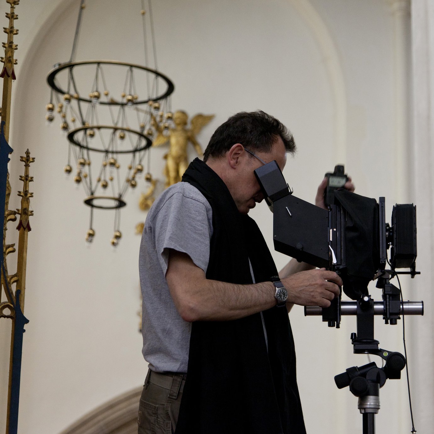 Peter Marlow Photographing St Edmundsbury Cathedral Suffolk By Peters Assistant Marcio Suster 2012 Peter Marlow Foundation Magnum Photos 1 1