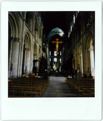 Peterborough Cathedral Polaroid 6